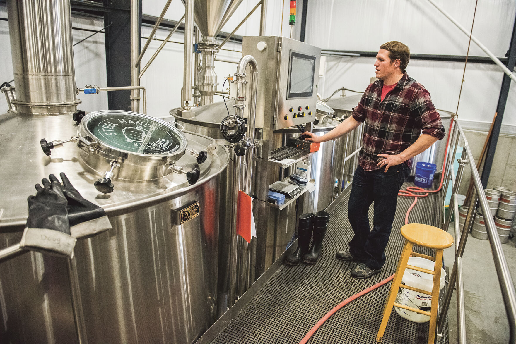 Brewmaster Doug Smith at Steel Hands Brewing (copy)